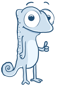 Mascote Camaleão